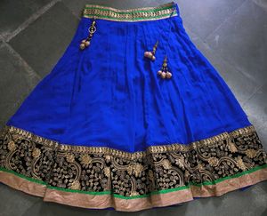 Blue Green Lehenga Choli 🔷