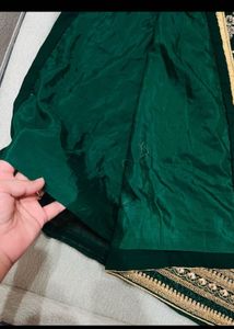 Green Embroidered lehnga Kurta Set with Dupatta