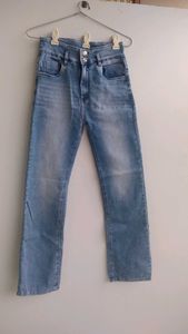 Straight fit denim jeans