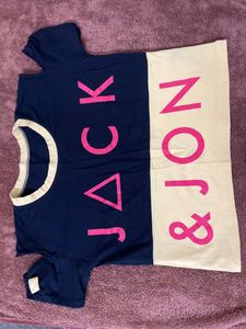 Yellow/black-Crop T-shirt