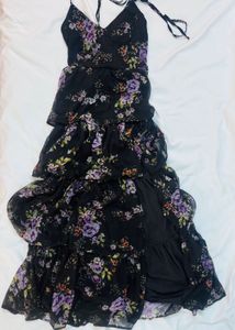 Floral Tiered ruffled Maxi Dress
