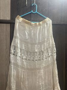 Lace Tiered long Skirt