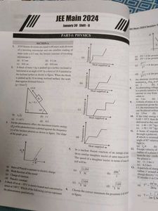 JEE Main Online 2024 Previous Year Solved Papers
