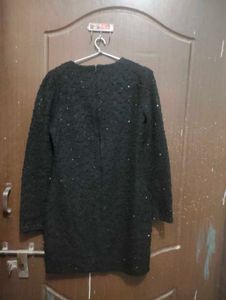 Sparkly Black Mini Dress