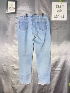 Light Wash Straight Leg Jeans