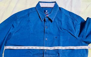 Men's Classic Blue Long Sleeve Shirt