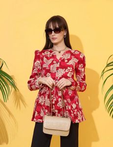 Casual Regular Sleeves Printed Women Top
