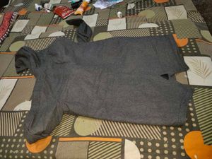 Grey Hooded Jacket korean fur inside