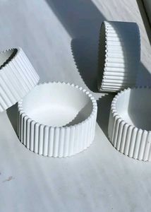 Ribbed Jar For Candle Making