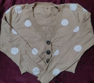 Cute Polka Dot Cardigan