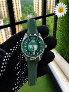 Omega Seamaster World Timer Green Dial