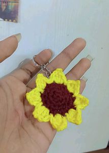 Sunflower Keychain