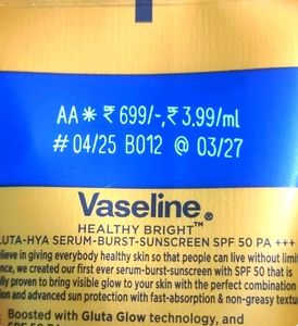 Vaseline Sunscreen And Simple Facewash