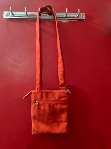 Vibrant Orange Crossbody Bag