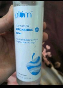 Plum Rice Water & Niacinamide Toner new seal pack