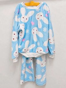 Cozy Bunny Print Pajama set