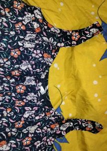 Floral Print Tiered Top