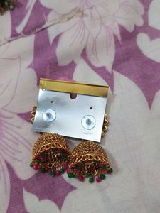New Unused Beautiful Jhumka Earrings