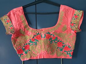 Beautifully Embroidered Pink Lehenga Skirt