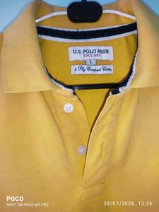 Men's Yellow Polo T-Shirt