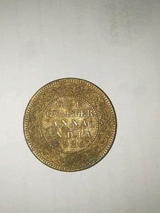 One Quarter Anna 1926 ( GEORGE V KING)