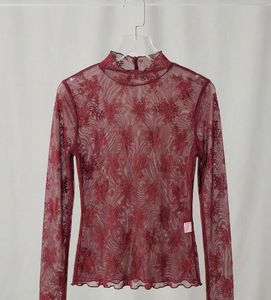 Sheer Floral Long Sleeve Top