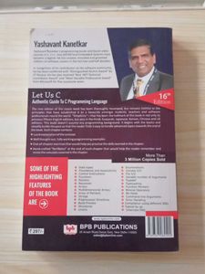 Let Us C By Yashwant Kanetkar