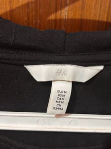 H&amp;M Black Zip-Up Hoodie