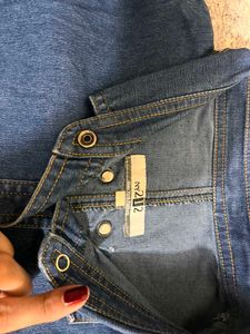 Classic Denim Short-Sleeve Shirt