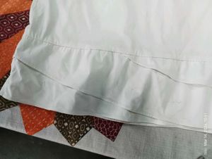 White Ruffled Golf Skirt