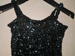 Sparkly Black Mini Dress