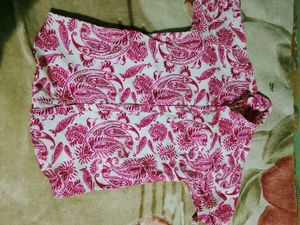 Stylish Pink Paisley Print Shirt