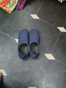 Navy Blue Shoe