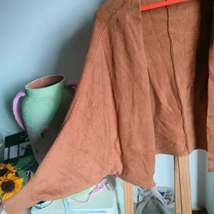 Cozy Brown Knit Cardigan