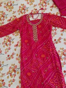 Pink Bandhani Suit 💖💖