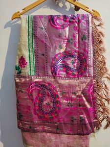 Saree With Laces And Border