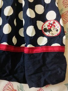 Polka Dotted Cotton Dress