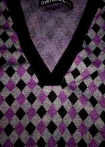 Korean Argyle V-Neck Sweater Vest