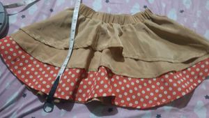 Chic Polka Dot Mini Skirt