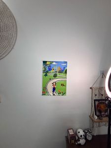 Handmade Park Art on Paper