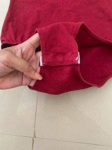 Red Spaghetti Strap Leotard shapewear
