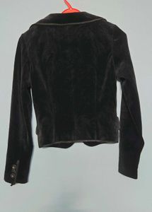 Elegant Black Velvet Jacket