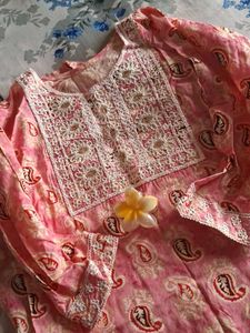 পূজা SALE 🌸✨️ Embroidery Kurta