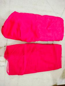 3 piece set ,Stunning Pink Anarkali Dress
