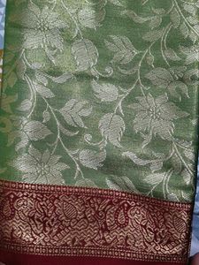 Silk Saree with Gold Zari Work