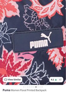Puma Floral Backpack