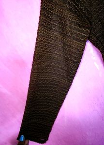 Brown Long Sleeve Top