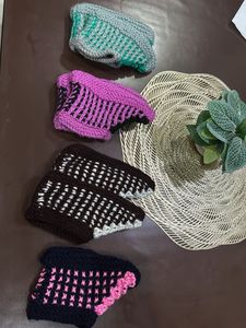 Handmade Knitted Socks - Set of 4