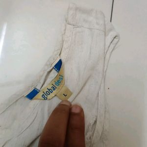 One piece dress, Off White Colour