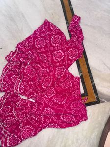 2 Pair Black gota Lehenga Choli Set